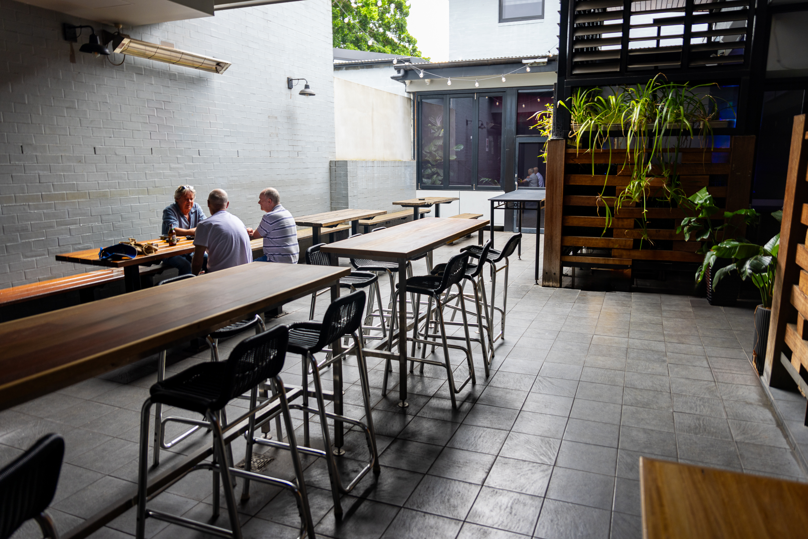 Blackbutt Hotel Beer Garden outdoor seating area